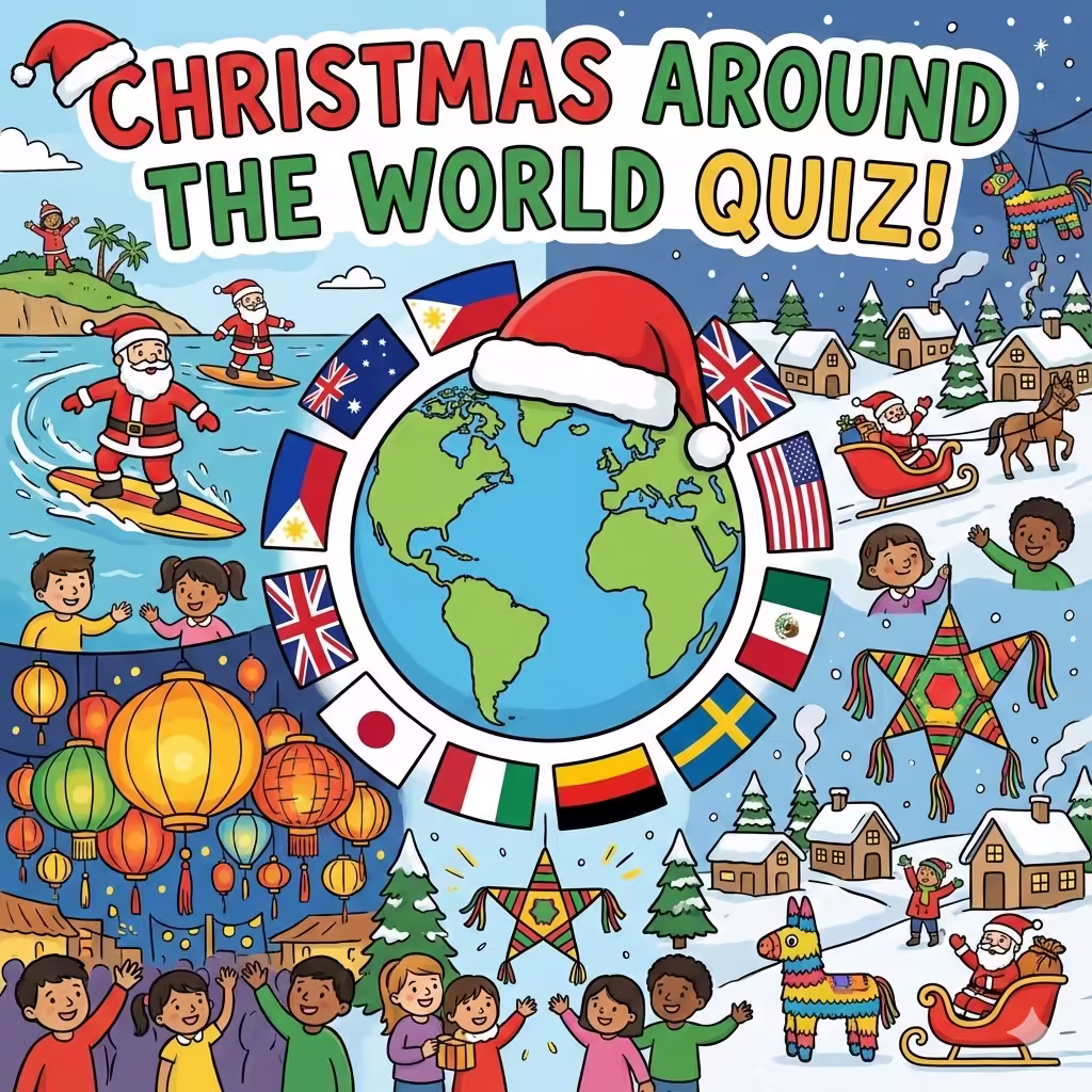 Christmas around the world quiz for kids